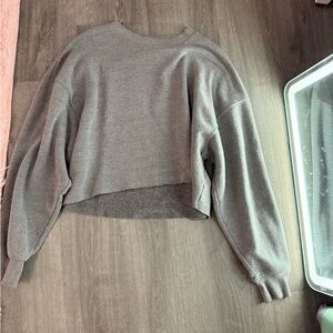 Cozy Gray Knit Pullover
